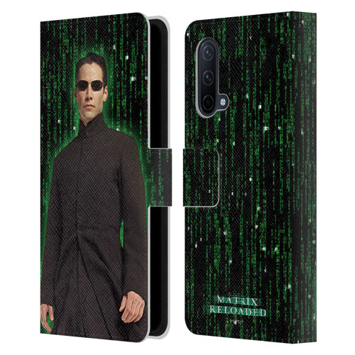 The Matrix Reloaded Key Art Neo 1 Leather Book Wallet Case Cover For OnePlus Nord CE 5G