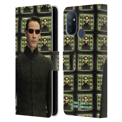 The Matrix Reloaded Key Art Neo 2 Leather Book Wallet Case Cover For OnePlus Nord N100