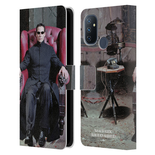 The Matrix Reloaded Key Art Neo 4 Leather Book Wallet Case Cover For OnePlus Nord N100
