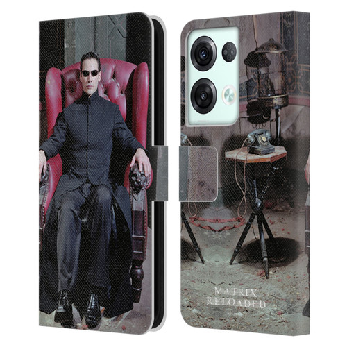 The Matrix Reloaded Key Art Neo 4 Leather Book Wallet Case Cover For OPPO Reno8 Pro