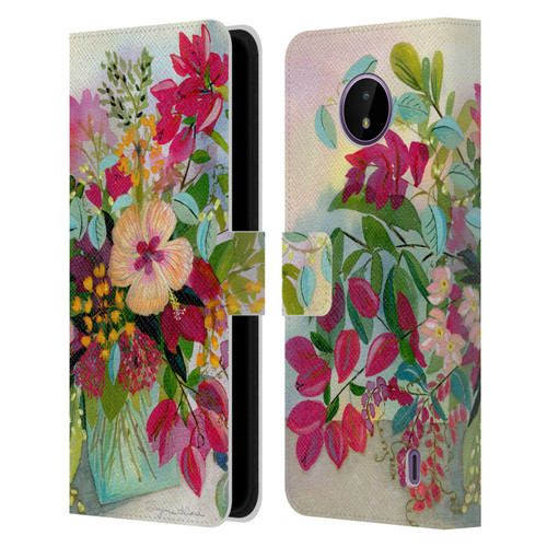 Suzanne Allard Floral Graphics Flamands Leather Book Wallet Case Cover For Nokia C10 / C20