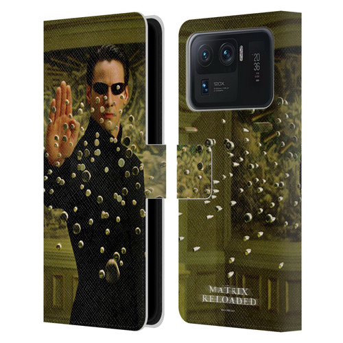 The Matrix Reloaded Key Art Neo 3 Leather Book Wallet Case Cover For Xiaomi Mi 11 Ultra