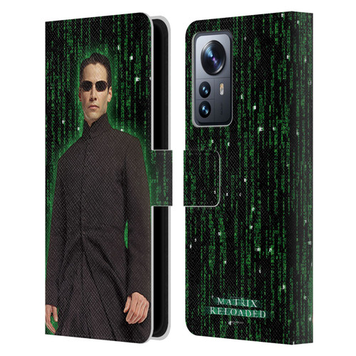 The Matrix Reloaded Key Art Neo 1 Leather Book Wallet Case Cover For Xiaomi 12 Pro