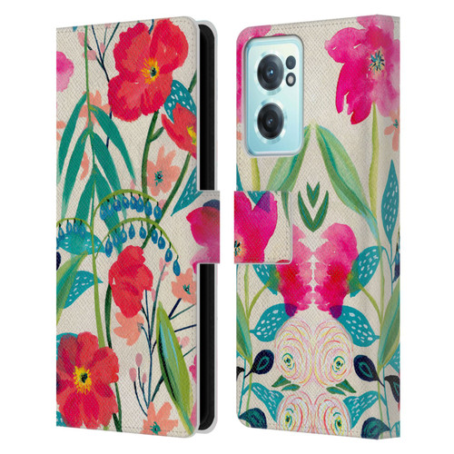 Suzanne Allard Floral Graphics Garden Party Leather Book Wallet Case Cover For OnePlus Nord CE 2 5G