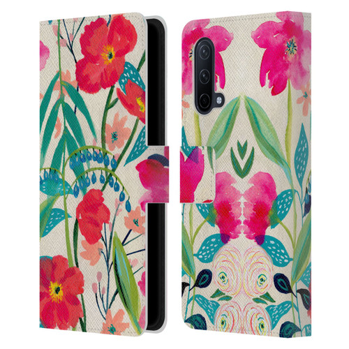 Suzanne Allard Floral Graphics Garden Party Leather Book Wallet Case Cover For OnePlus Nord CE 5G