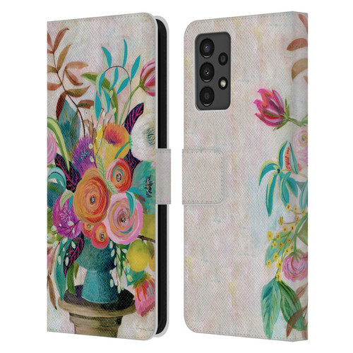 Suzanne Allard Floral Graphics Charleston Glory Leather Book Wallet Case Cover For Samsung Galaxy A13 (2022)