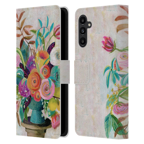 Suzanne Allard Floral Graphics Charleston Glory Leather Book Wallet Case Cover For Samsung Galaxy A13 5G (2021)