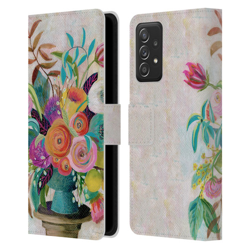 Suzanne Allard Floral Graphics Charleston Glory Leather Book Wallet Case Cover For Samsung Galaxy A53 5G (2022)