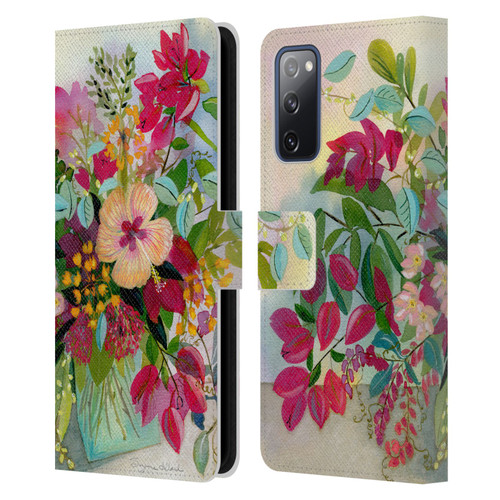 Suzanne Allard Floral Graphics Flamands Leather Book Wallet Case Cover For Samsung Galaxy S20 FE / 5G