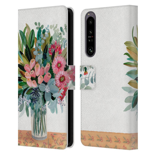 Suzanne Allard Floral Graphics Magnolia Surrender Leather Book Wallet Case Cover For Sony Xperia 1 IV