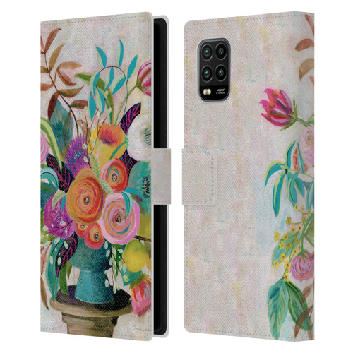 Suzanne Allard Floral Graphics Charleston Glory Leather Book Wallet Case Cover For Xiaomi Mi 10 Lite 5G