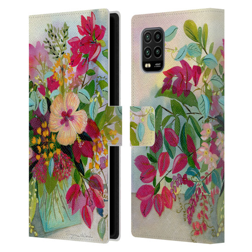 Suzanne Allard Floral Graphics Flamands Leather Book Wallet Case Cover For Xiaomi Mi 10 Lite 5G