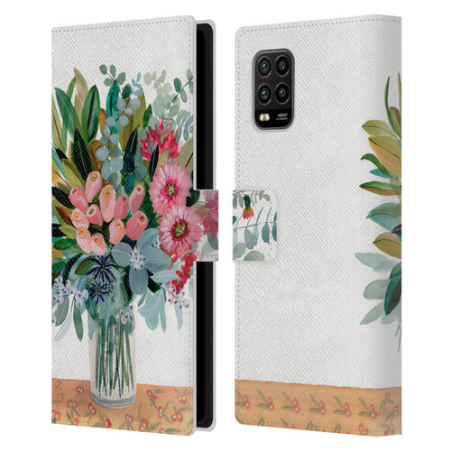 Suzanne Allard Floral Graphics Magnolia Surrender Leather Book Wallet Case Cover For Xiaomi Mi 10 Lite 5G