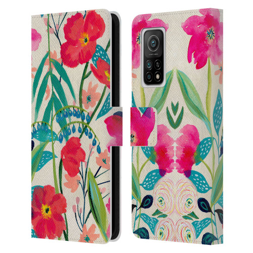 Suzanne Allard Floral Graphics Garden Party Leather Book Wallet Case Cover For Xiaomi Mi 10T 5G