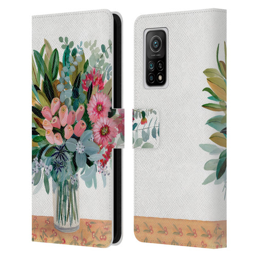 Suzanne Allard Floral Graphics Magnolia Surrender Leather Book Wallet Case Cover For Xiaomi Mi 10T 5G