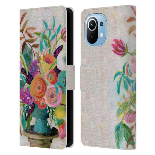 Suzanne Allard Floral Graphics Charleston Glory Leather Book Wallet Case Cover For Xiaomi Mi 11