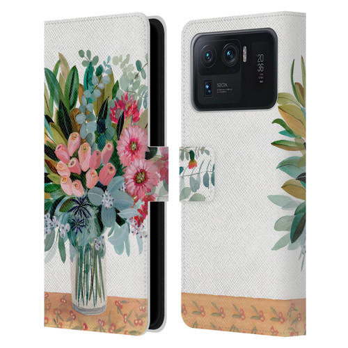 Suzanne Allard Floral Graphics Magnolia Surrender Leather Book Wallet Case Cover For Xiaomi Mi 11 Ultra