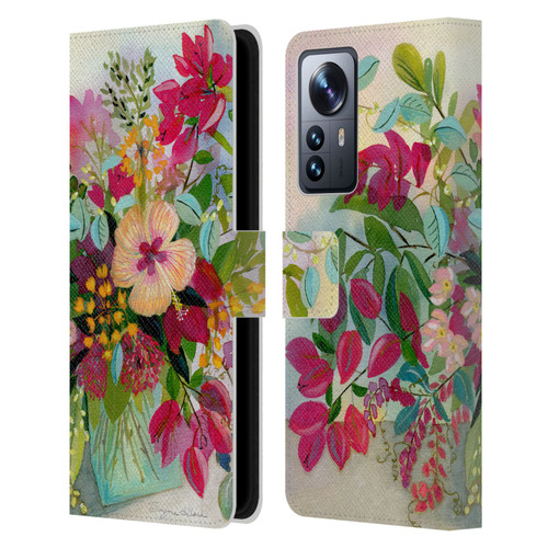 Suzanne Allard Floral Graphics Flamands Leather Book Wallet Case Cover For Xiaomi 12 Pro