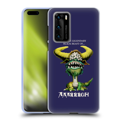 Monty Python Key Art Black Beast Of Aaarrrgh Soft Gel Case for Huawei P40 5G