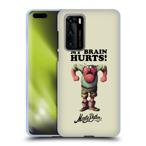 Monty Python Key Art My Brain Hurts Soft Gel Case for Huawei P40 5G