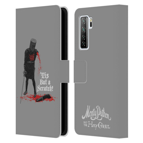 Monty Python Key Art Tis But A Scratch Leather Book Wallet Case Cover For Huawei Nova 7 SE/P40 Lite 5G