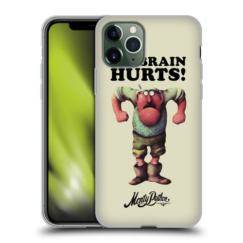 Monty Python Key Art My Brain Hurts Soft Gel Case for Apple iPhone 11 Pro