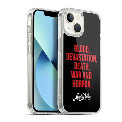 Monty Python Key Art Blood Devastation Death War And Horror Soft Gel Case for Apple iPhone 13