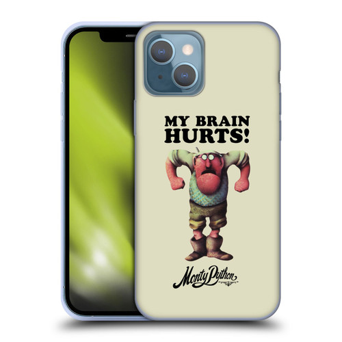 Monty Python Key Art My Brain Hurts Soft Gel Case for Apple iPhone 13