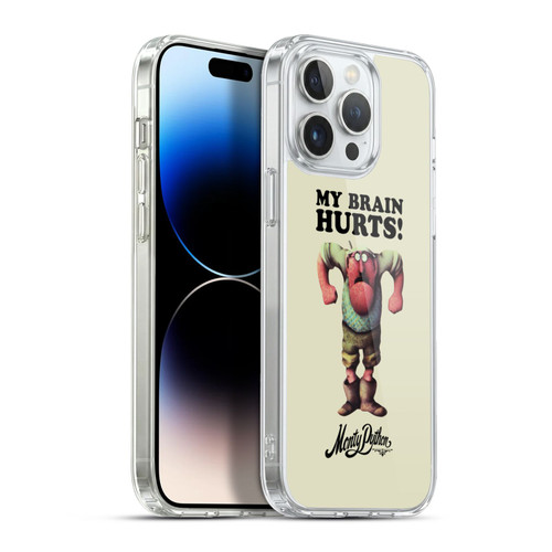 Monty Python Key Art My Brain Hurts Soft Gel Case for Apple iPhone 13 Pro Max & MagSafe