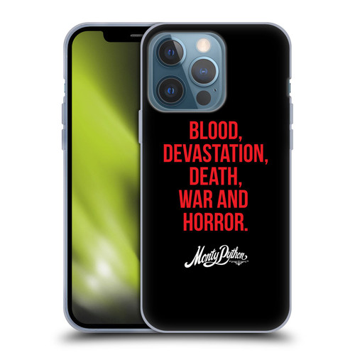 Monty Python Key Art Blood Devastation Death War And Horror Soft Gel Case for Apple iPhone 13 Pro