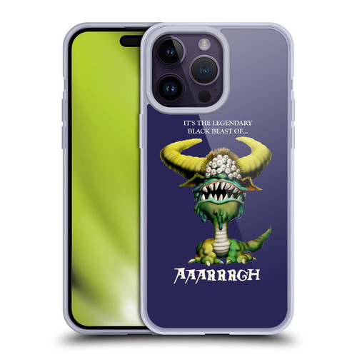 Monty Python Key Art Black Beast Of Aaarrrgh Soft Gel Case for Apple iPhone 14 Pro Max
