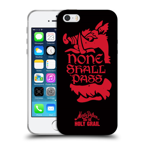 Monty Python Key Art None Shall Pass Soft Gel Case for Apple iPhone 5 / 5s / iPhone SE 2016