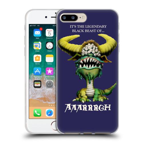 Monty Python Key Art Black Beast Of Aaarrrgh Soft Gel Case for Apple iPhone 7 Plus / iPhone 8 Plus