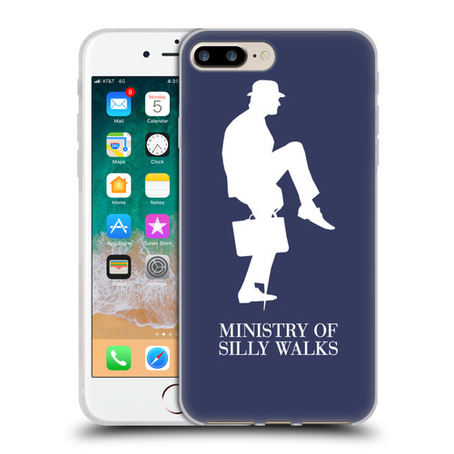 Monty Python Key Art Ministry Of Silly Walks Soft Gel Case for Apple iPhone 7 Plus / iPhone 8 Plus