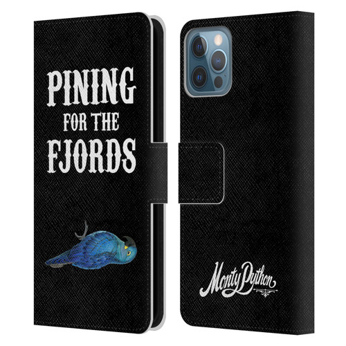 Monty Python Key Art Pining For The Fjords Leather Book Wallet Case Cover For Apple iPhone 12 / iPhone 12 Pro