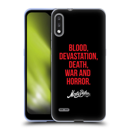 Monty Python Key Art Blood Devastation Death War And Horror Soft Gel Case for LG K22