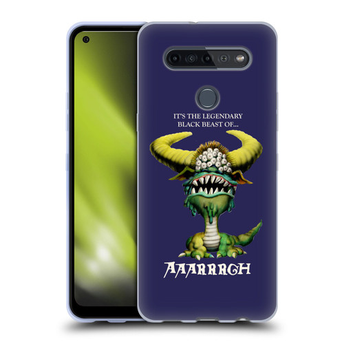 Monty Python Key Art Black Beast Of Aaarrrgh Soft Gel Case for LG K51S