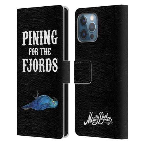 Monty Python Key Art Pining For The Fjords Leather Book Wallet Case Cover For Apple iPhone 12 Pro Max