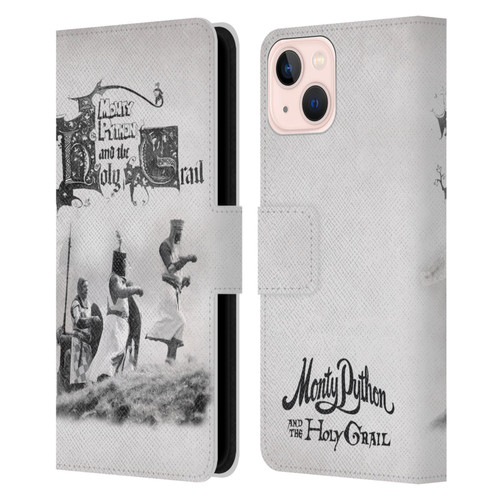 Monty Python Key Art Holy Grail Leather Book Wallet Case Cover For Apple iPhone 13
