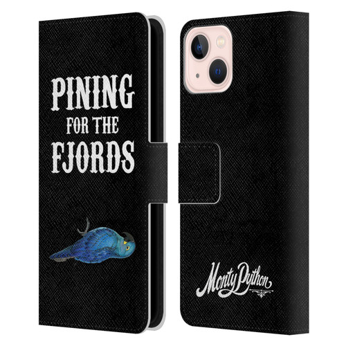 Monty Python Key Art Pining For The Fjords Leather Book Wallet Case Cover For Apple iPhone 13