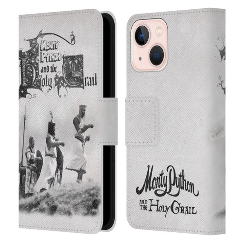 Monty Python Key Art Holy Grail Leather Book Wallet Case Cover For Apple iPhone 13 Mini