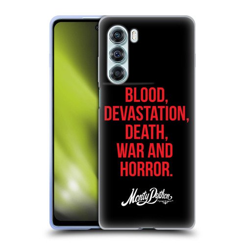 Monty Python Key Art Blood Devastation Death War And Horror Soft Gel Case for Motorola Edge S30 / Moto G200 5G