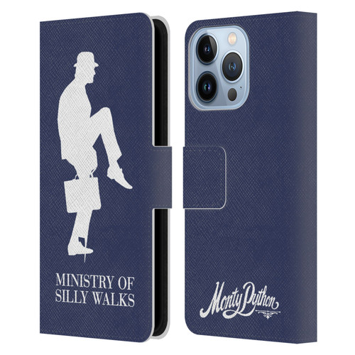 Monty Python Key Art Ministry Of Silly Walks Leather Book Wallet Case Cover For Apple iPhone 13 Pro