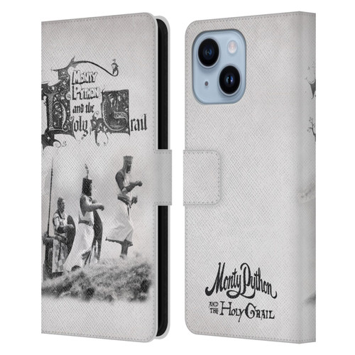 Monty Python Key Art Holy Grail Leather Book Wallet Case Cover For Apple iPhone 14 Plus