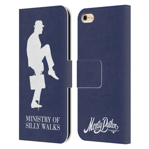 Monty Python Key Art Ministry Of Silly Walks Leather Book Wallet Case Cover For Apple iPhone 6 / iPhone 6s