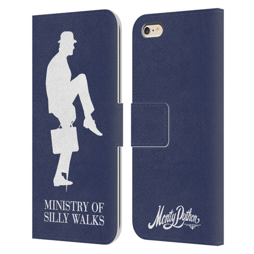 Monty Python Key Art Ministry Of Silly Walks Leather Book Wallet Case Cover For Apple iPhone 6 Plus / iPhone 6s Plus