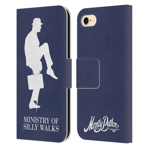 Monty Python Key Art Ministry Of Silly Walks Leather Book Wallet Case Cover For Apple iPhone 7 / 8 / SE 2020 & 2022
