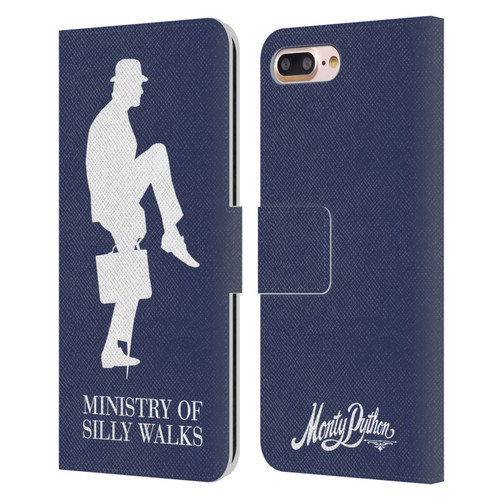 Monty Python Key Art Ministry Of Silly Walks Leather Book Wallet Case Cover For Apple iPhone 7 Plus / iPhone 8 Plus