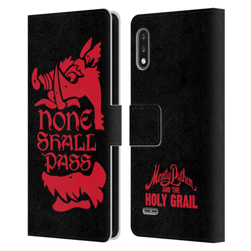 Monty Python Key Art None Shall Pass Leather Book Wallet Case Cover For LG K22
