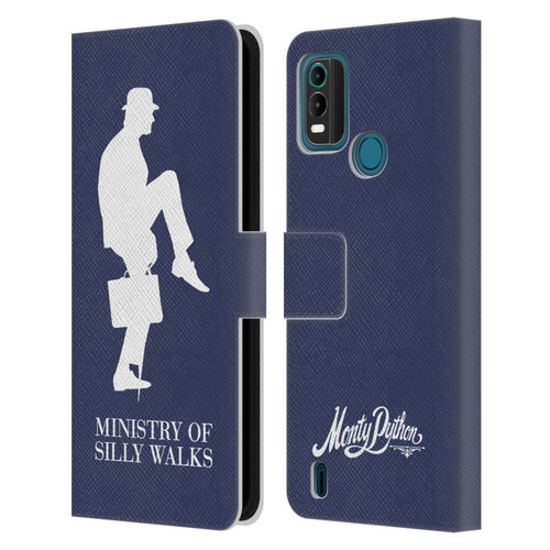 Monty Python Key Art Ministry Of Silly Walks Leather Book Wallet Case Cover For Nokia G11 Plus